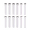 Charmoon Plastic Clear Airtight Test Tube with Lid (40ml, 12)