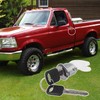 Ignition Switch with Key Door Lock Cylinders Chrome Compatible with
