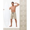 MIVEI Mens 9" Swim Trunks Board Shorts - Swimwear Bathing
