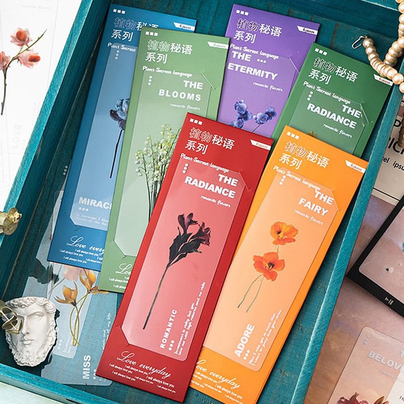 moin 2501sor128 Bookmarks, Clear, 36 Piece Set