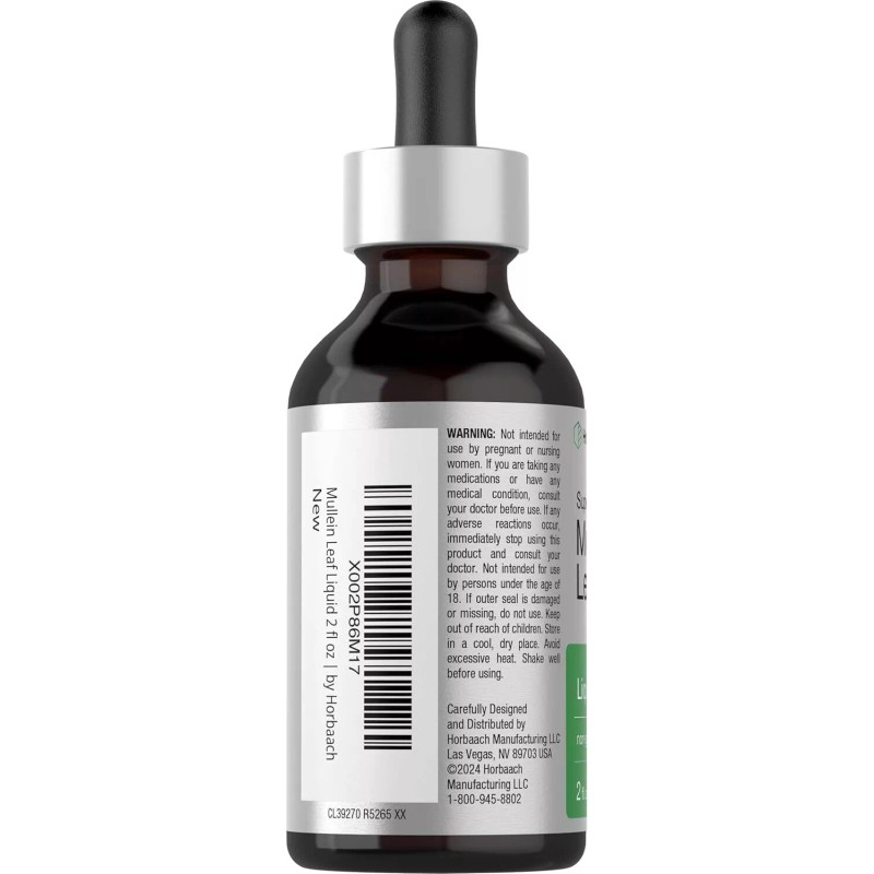 Horbäach Mullein Leaf Liquid Extract | 2 fl oz |