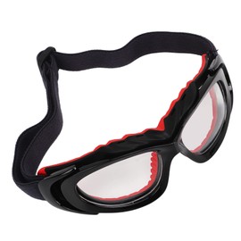 [VGEBY] Sports Glasses, Safety Goggles, Basketball, Football, Soccer, Golf Goggles, Sports Protective Glasses, Unisex (Black, Red)