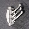 KES Solid Metal Swivel Hook Heavy Duty Folding Swing Arm