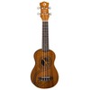 Luna Maluhia Peace Soprano Ukulele with Gig Bag, Satin Natural