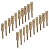 20Pcs Chainsaw Sharpener Burr Grinding Head Rotating File Sharpening Tool