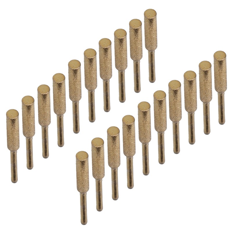 20Pcs Chainsaw Sharpener Burr Grinding Head Rotating File Sharpening Tool
