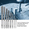 8 Piece Chuck Reamer Set Straight Shank High Speed Steel