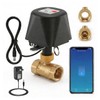 Smart WiFi Water Valve, Brass Motorized Ball Valve with Timer