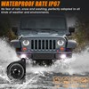 KARSAM White/Amber LED Fog Lights for 2013-2024 Jeep Wrangler JK