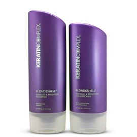 Keratin Complex Blondeshell Debrass Purple Shampoo & Conditioner 13.5 oz Duo