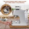Sliding Tray for Coffee Maker - Solid Wooden Appliance Slider