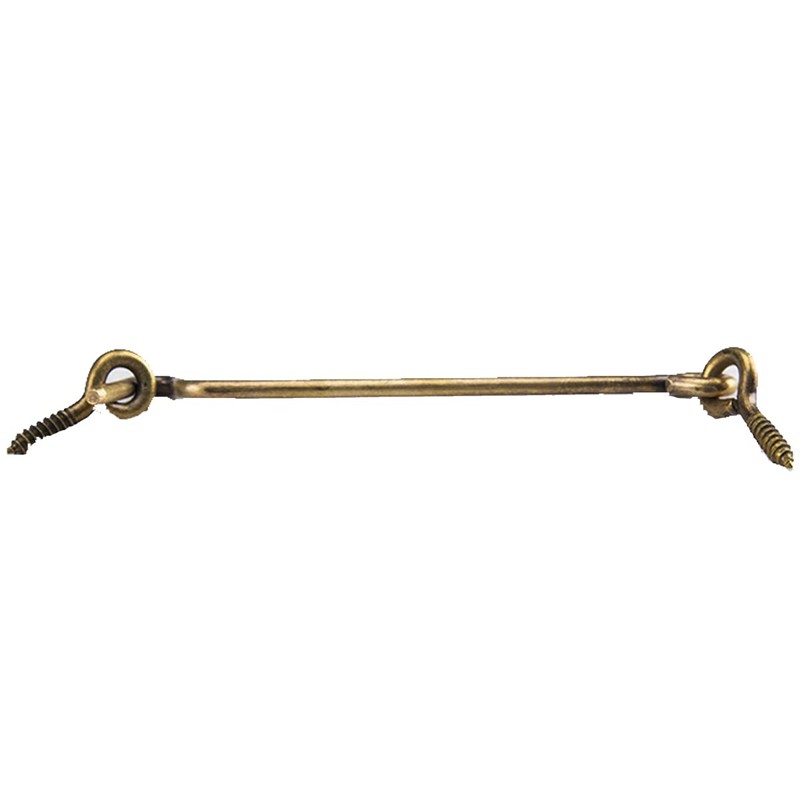 Hook and Eye Latch 7.5cm Retro Cabin Hooks Outside Solid