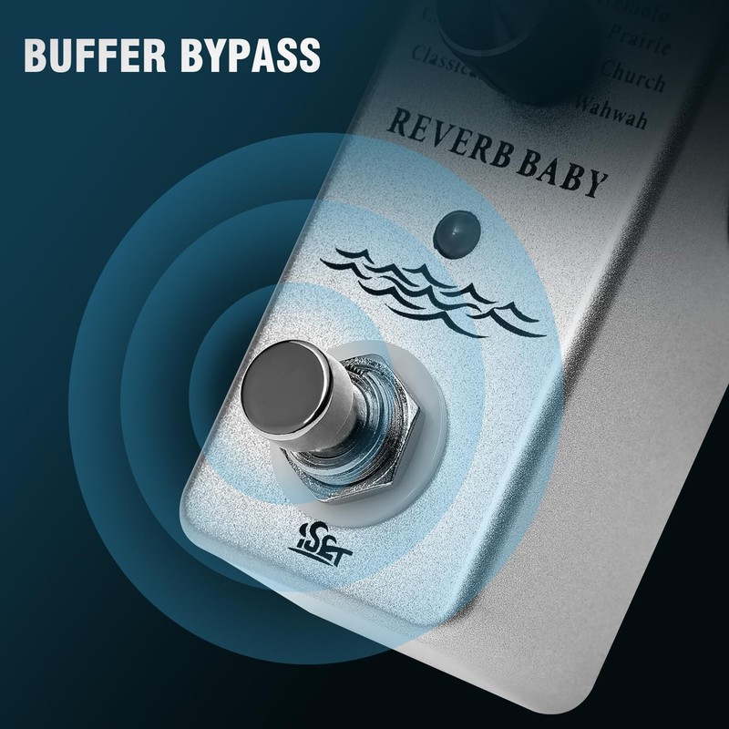 ISET Guitar Effector Analog Guitar Pedal (Reverb Plus)