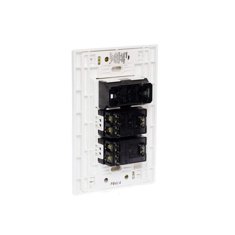 iGOTO PB414-B Placa de 3 Módulos, Apagadorador y 2 Controles,