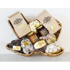 Texas Grapevine Basket - 2 Assorted Coffees (Large)