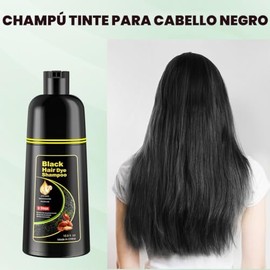 KAISASA Champú de tinte para el cabello negro 3 en 1, champú de color para el cabello para mujeres y hombres | Champú tinte para el cabello cubre cabe