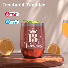 TuDou 13th Birthday Gifts Girls, Gifts for 13 Year Old Girls,Presents for 13 Year Old Girls, Teenage Girl Gifts for 13 Year Old Girl,Happy 13th Birthday Pamper Hamper for Sister Daughter Granddaughter Niece