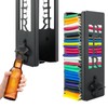 Can Cooler Holder Dispenser, Metal 2‑in‑1 Storage Organizer