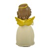 DurableDelights Angel Holding Gift Box – 4.92” Hand-Painted Resin Angel