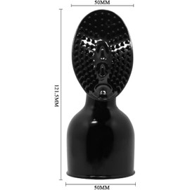 UOSIQOTE Handheld Back Massage Attachments Accessories Hitachi for Back Neck Leg Pain Massage Come,1.77-inch Inner Diameter, Compatible with Hitachi (Transparent,4PCS)