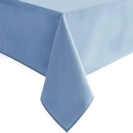 Hiasan Dusty Blue Rectangle Tablecloth - Waterproof Spillproof and Wrinkle Resistant Washable Polyester Table Cloth for Dining Party, 54 x 54 inch