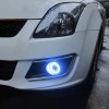 Par Faros Antiniebla Led 3.5in Ojos De Ángel Para Autos