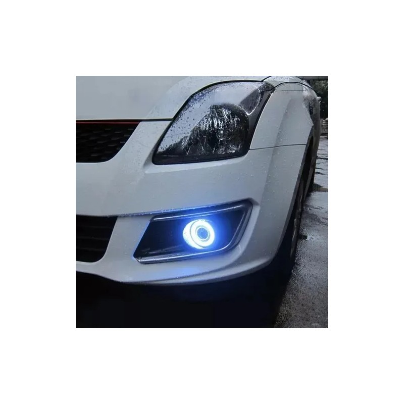 Par Faros Antiniebla Led 3.5in Ojos De Ángel Para Autos