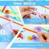 12 Pieces Paper Quilling Tools Slotted Kit Rolling Curling Quilling