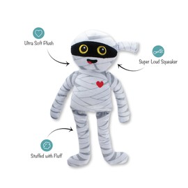 Fringe Studio Plush Dog Toy, OH My Gauze PetShop Collection (314192)