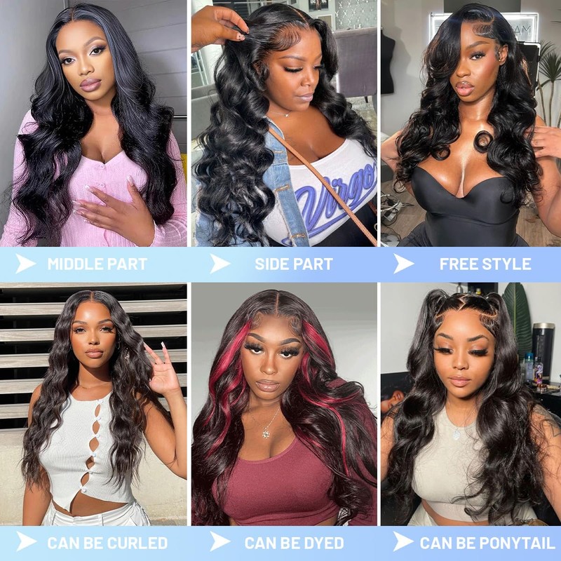 ZIYGBK Wear and Go Glueless Wigs Human Hair Pre Plucked