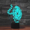SUPERHONGJIHAO Night Light for Children, 3D Tiger LED Lamp with