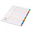 Pukka Pad A4 Mylar Dividers - Alphabetised and Colour Coded