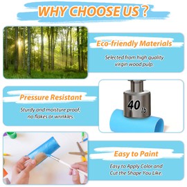 MAPVOLUT 70 Pack Colorful Craft Tubes - 1.5x3.4 Inch Heavy-Duty Cardboard Tubes for DIY Crafts, Classroom Projects & Holiday Decorations | Premium Kraft Paper Tubes for Kids, Teachers & Artists