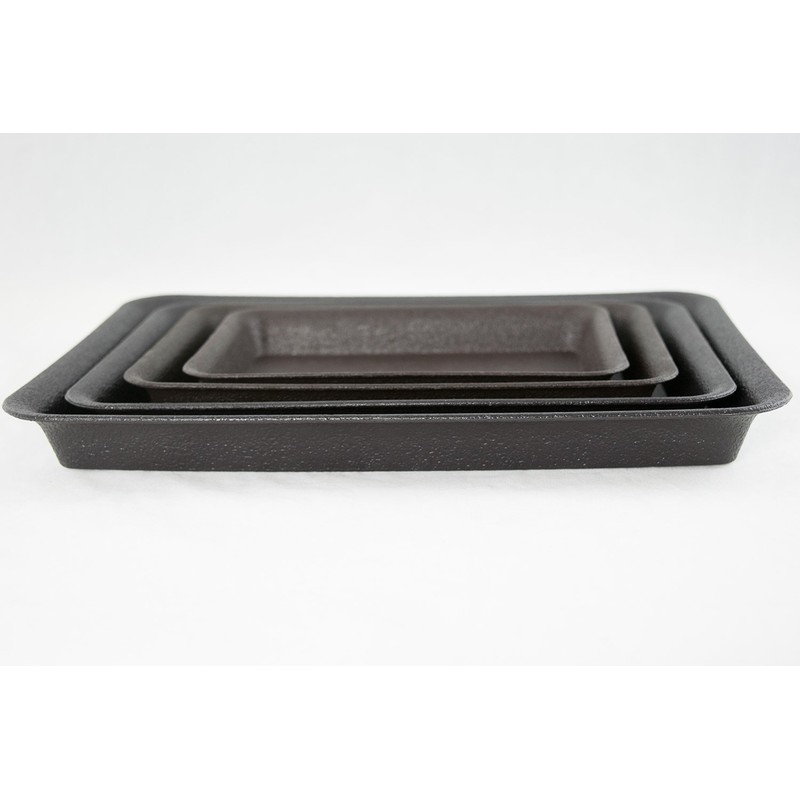 4 Mix Rectangular Plastic Humidity Tray for Bonsai Tree and
