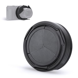 Auto Lens Cap Cover for Sony ZV-1 II ZV-1II ZV1II ZV1 II and ZV-1 ZV1 Digital Camera, Lens Dust Cap with Automatic Opening & Closing Design, ZV-1 ZV1 Accessories No Vignetting Occurs (Black)