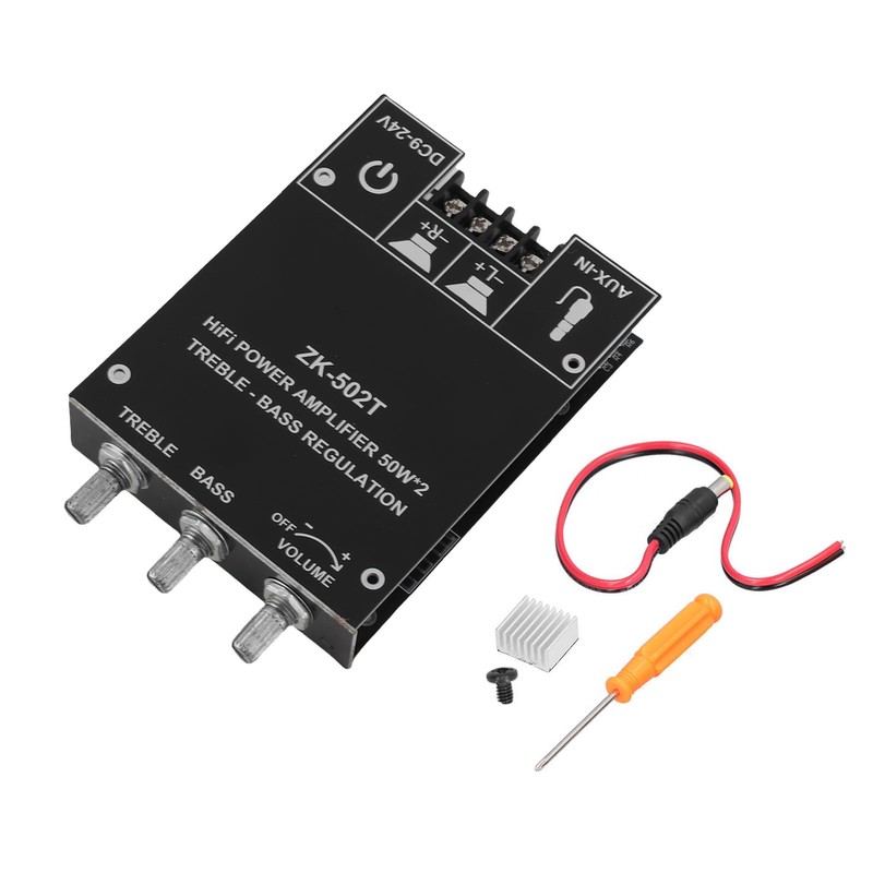 Sorandy ZK-502T Compact Stereo AMP Board Module for DIY Audio