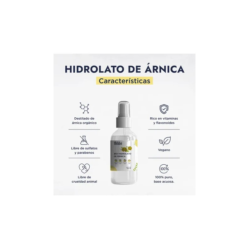 Bio Hidrolato De Árnica, 120 Ml, Facial Y Corporal 100%