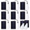 VIHOSE 8 Pcs Solar Light Bulbs Solar Powered Light Portable