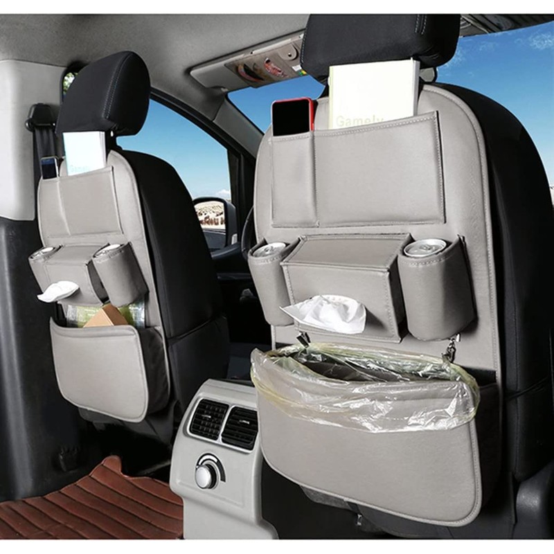 SENYAZON Universal Car Seat Organizer, 4th Generation Enhanced Car Rear