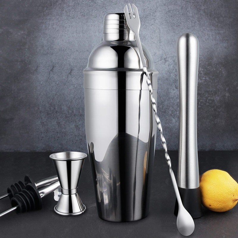 Bartender Kit Leakage Proof 304 Stainless Steel Bartending Tool 750ml