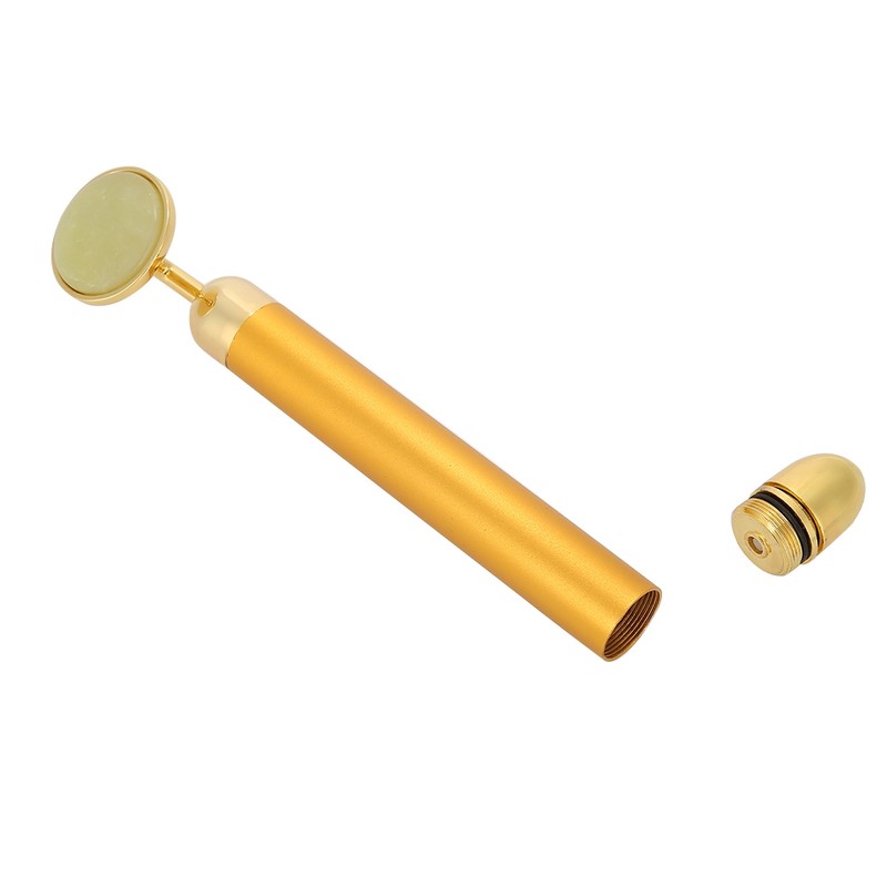 Electric Gold Facial Massager Anti Eye Wrinkle Face Slimming Micro