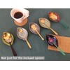 Coffee Spoon and Rest for Coffee Bar Accessories, Leaf Small