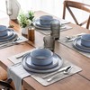 GBHOME Ceramic Dinnerware Sets With Double Bowl for 4, 16