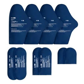SuzziPad Replacement Ice Gel Packs(10-Piece Set), S/M