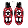 S.fields.inc Wide Foot Peg Bike Step Mount Off-Road Motorcycle Universal