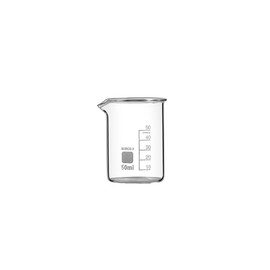 Rocwing 25+50+100+250+500ml Boro 3.3 Glass Graduated Measuring Beaker for Lab or Kitchen 5 in a Pack