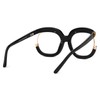 Zeelool Square Diamond-Encrusted Glasses Frame with Non-prescription Clear Lens for