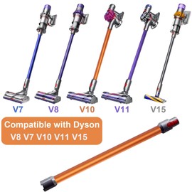 GYLBF Quick Release Wand Compatible for Dyson V15 V11 V10 V8 V7 Stick Vacuum Cleaners, Vacuums Attachment Extension Tube, 28.3 IN (Orange)