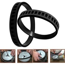 ZLIANGQ 45-69-0010 Blade Pulley Tires Replacement Compatible with Deep Cut Band Saw Parts 6230 6232-6 6225 AO2807 6238N 6238-20 2729-20 Portaband Band Saw Rubber Belt (10 Pack)