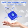 Anweller Fingerprint Padlock, Fingerprint Lock, Smart Lock with Bluetooth, Lock